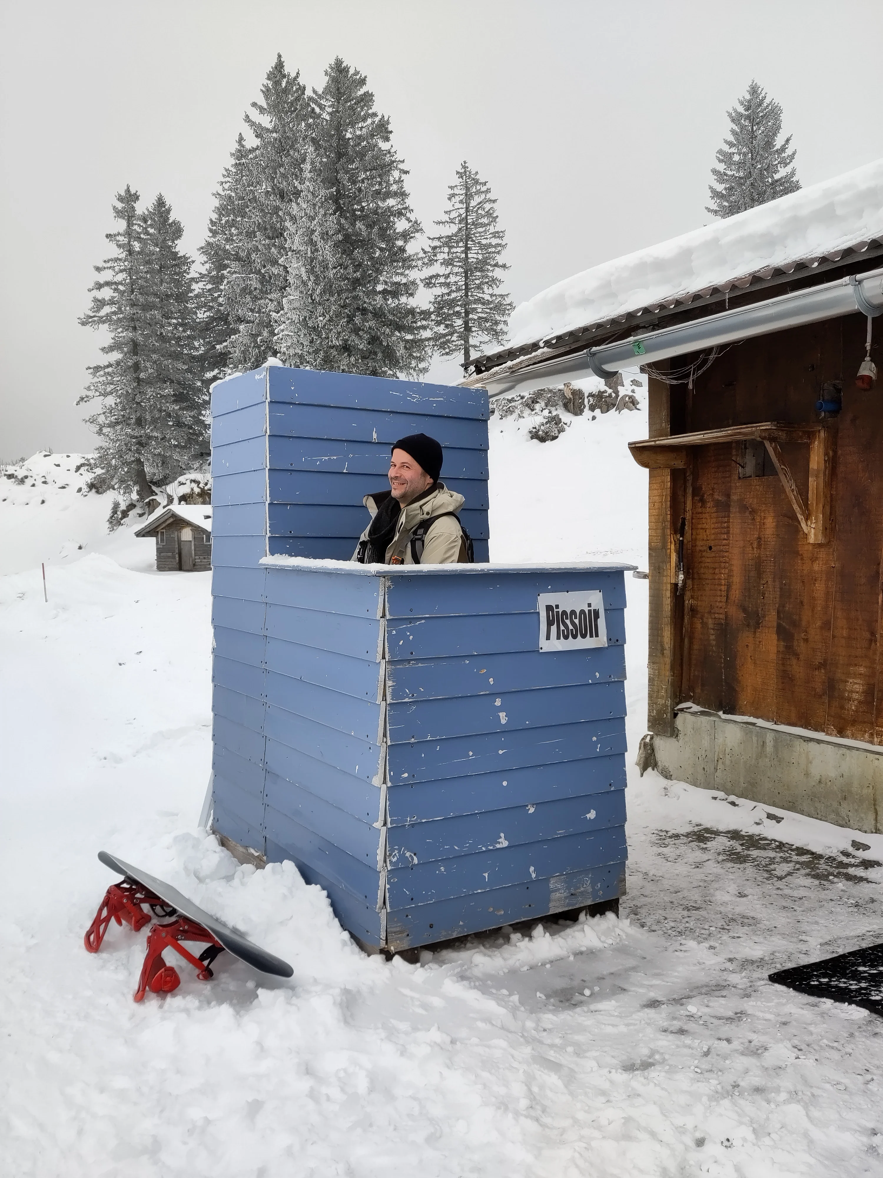 Aussenklo vom Waldhüttli