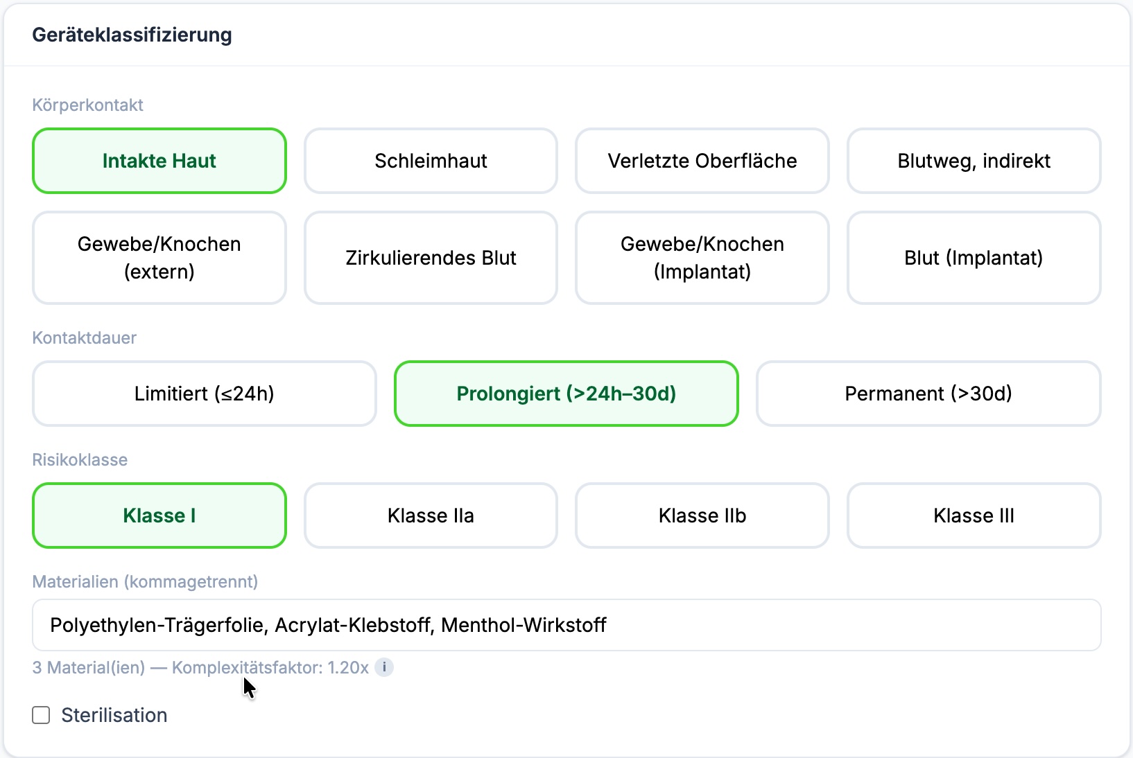 Medizinprodukte-Beratung — Medizinprodukte / Beratung