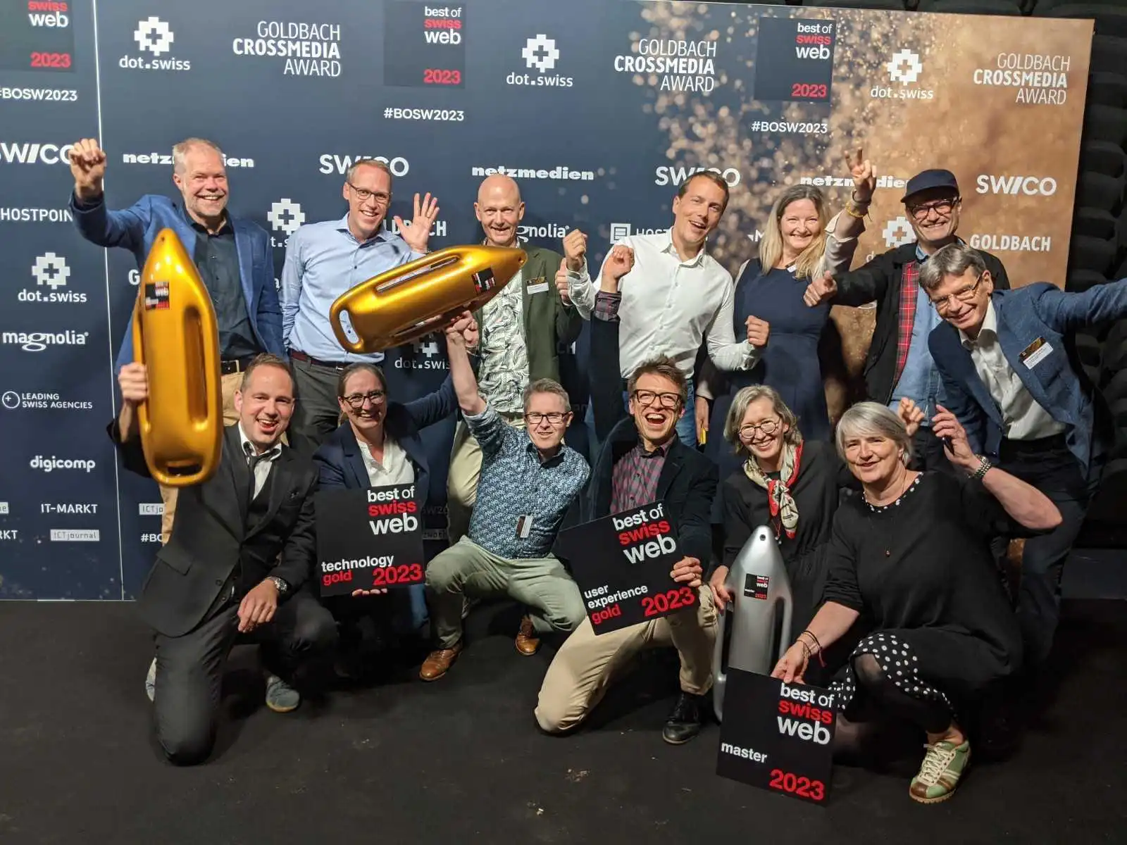 Best of Swiss Web award celebration