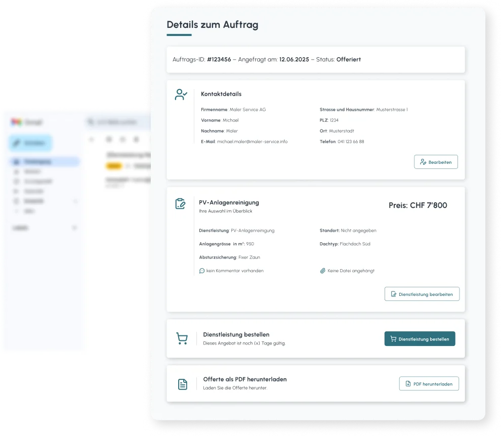 Kunden-Zugang per Magic Link
