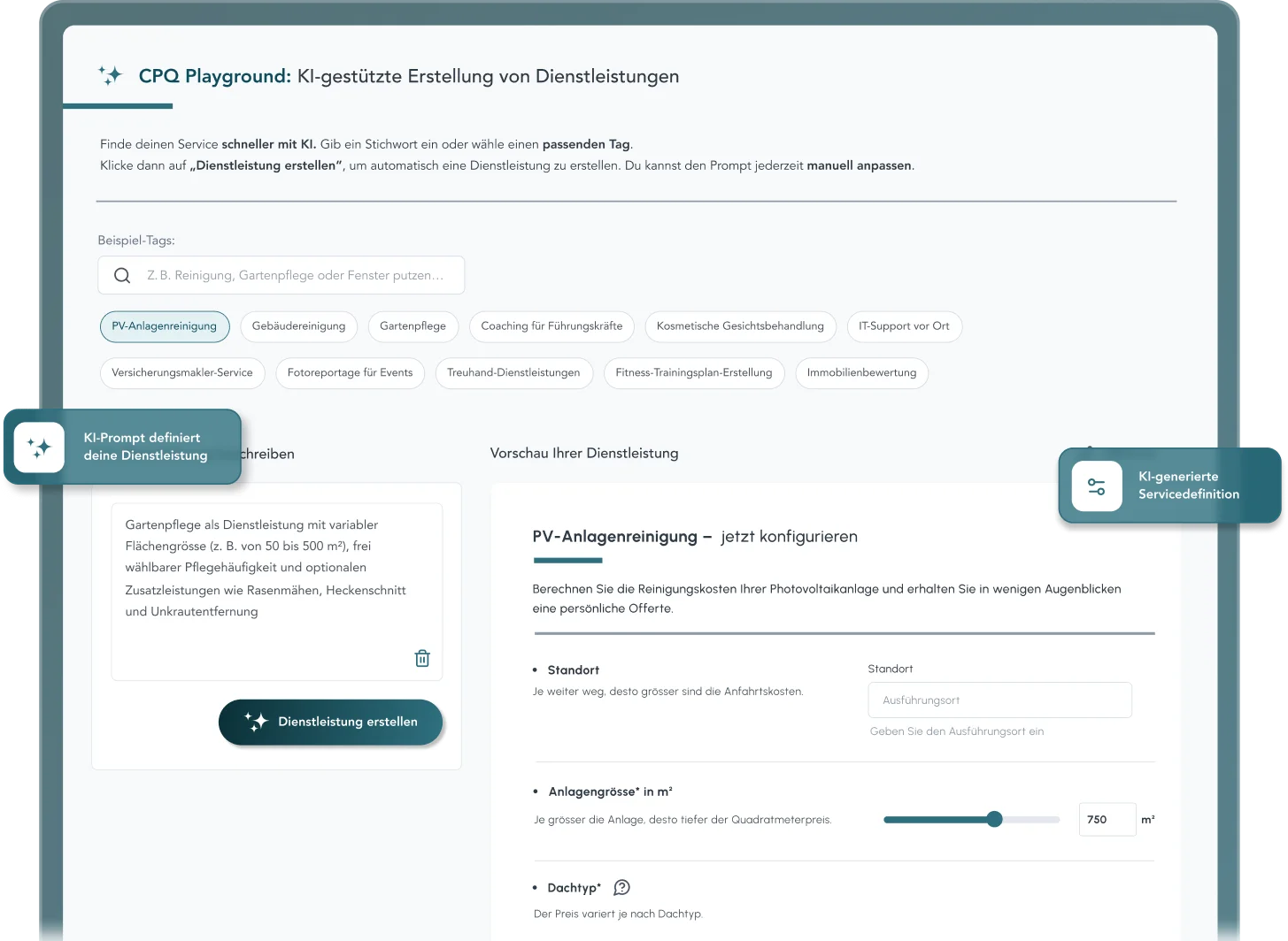 KI-Generator Screenshot