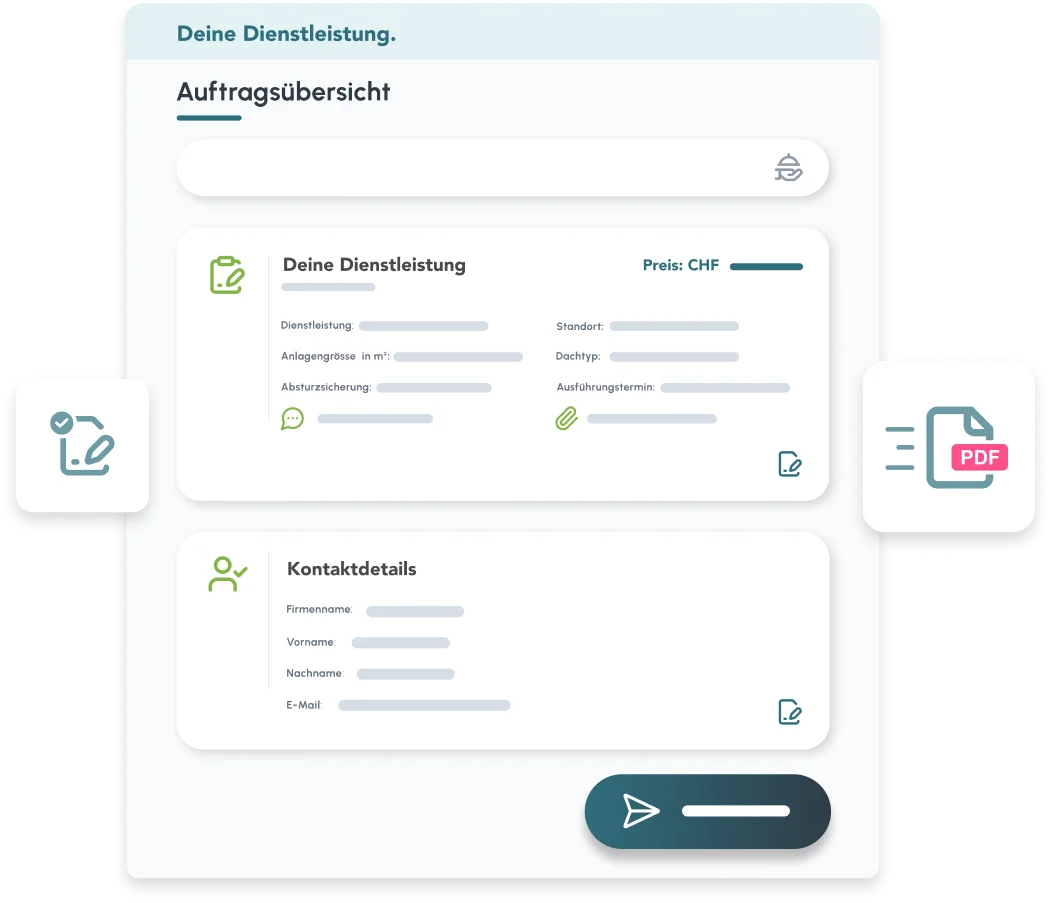 Automatisierte Offerte auf Knopfdruck